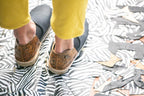 Zapato Fragata Mujer Negro Cera Tigre