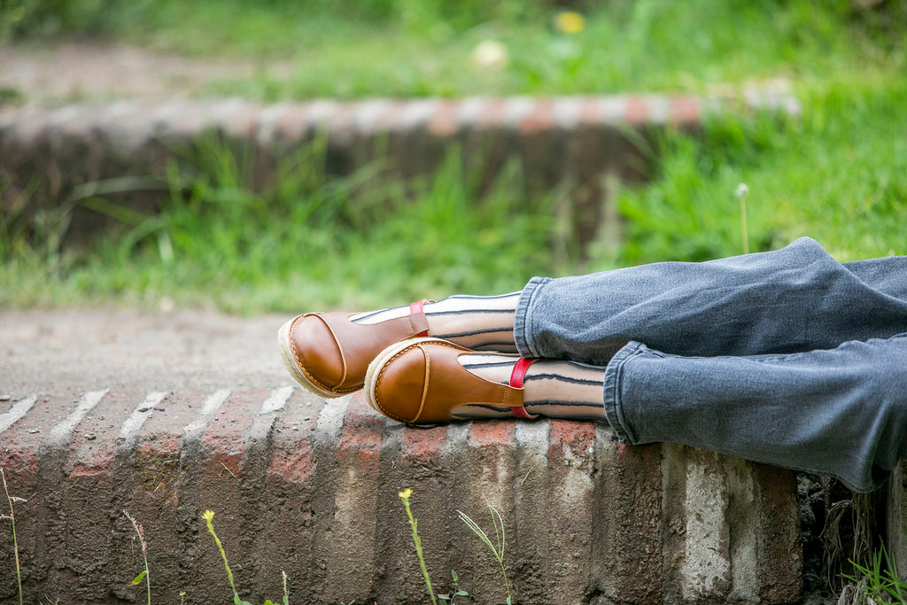 Zapato Gina mujer caramelo