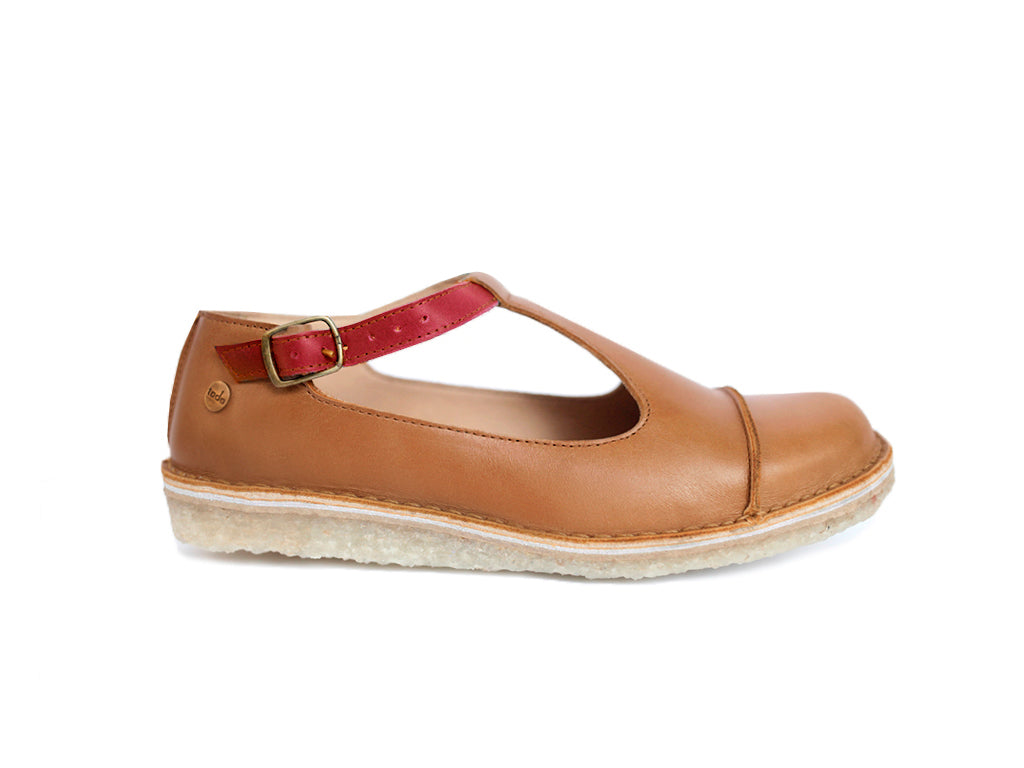 Zapato Gina mujer caramelo