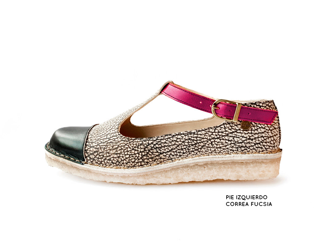 Zapato Gina Mujer Jaspe - Asimétrico