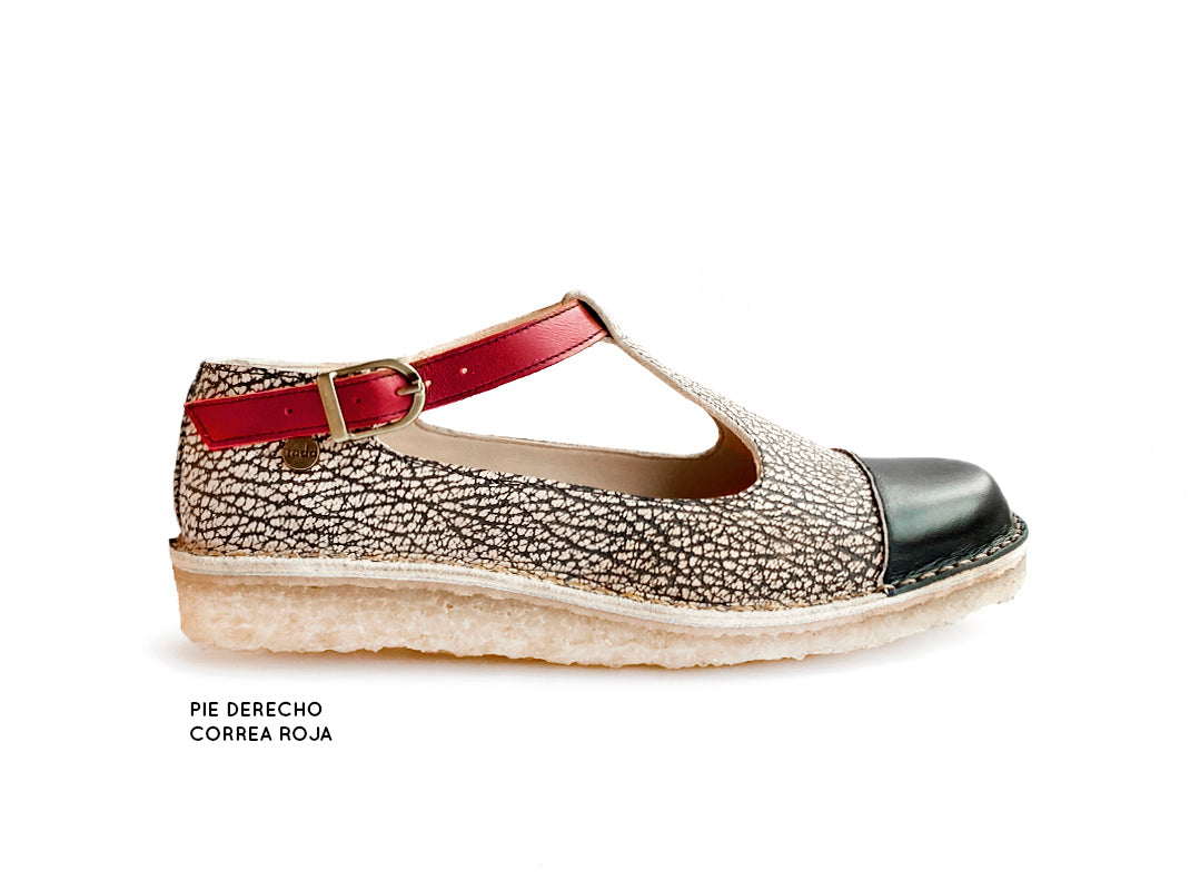 Zapato Gina Mujer Jaspe - Asimétrico