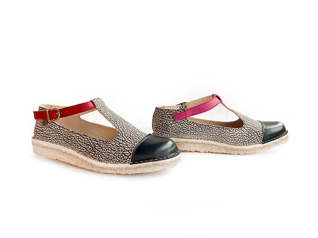 Zapato Gina Mujer Jaspe - Asimétrico