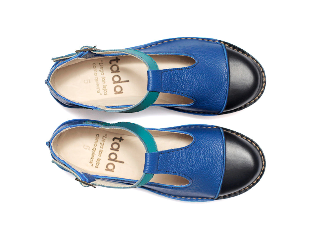 Zapato Gina Mujer Azul - Turquesa