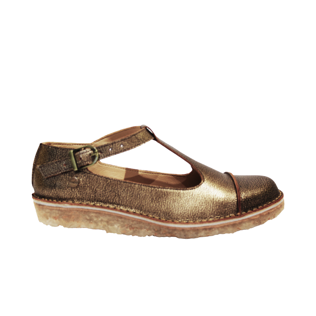 Zapato Gina Mujer Oro Viejo