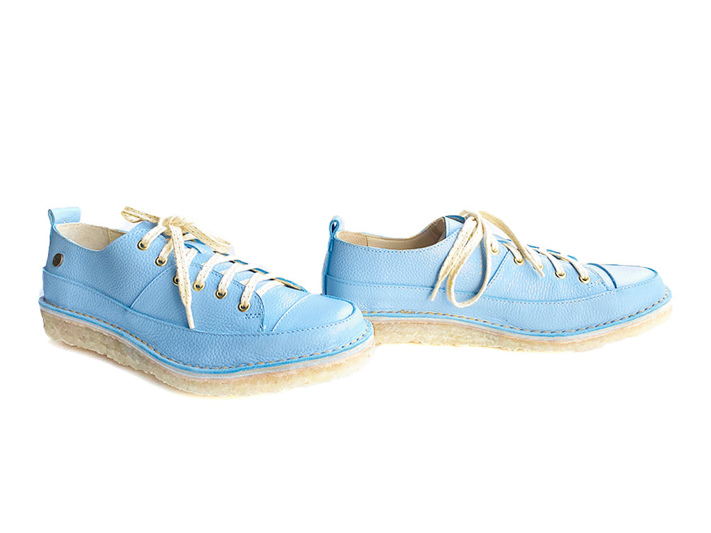Zapatilla Kutsu Mujer Celeste Poro