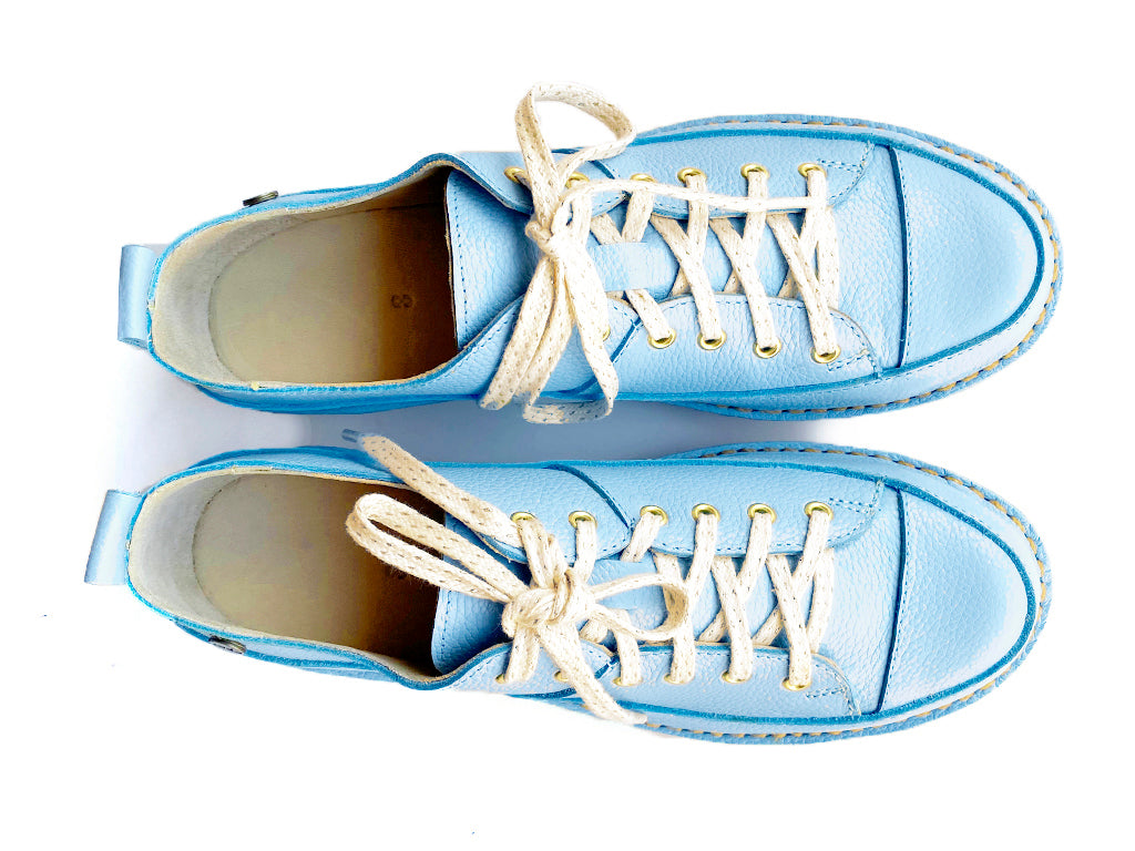 Zapato Kutsu Mujer Celeste Poro