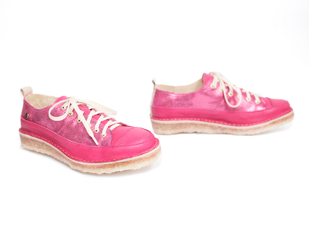 Zapato Kutsu Mujer Fucsia Metal