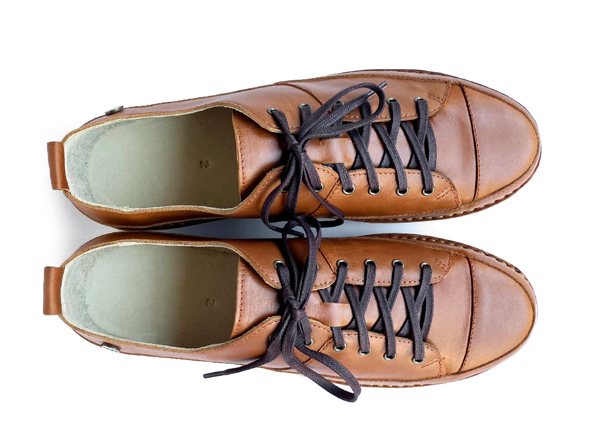 Zapato Kutsu Hombre Caramelo