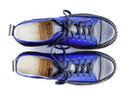Zapato Kutsu Mujer Negro y Azul Metalizado
