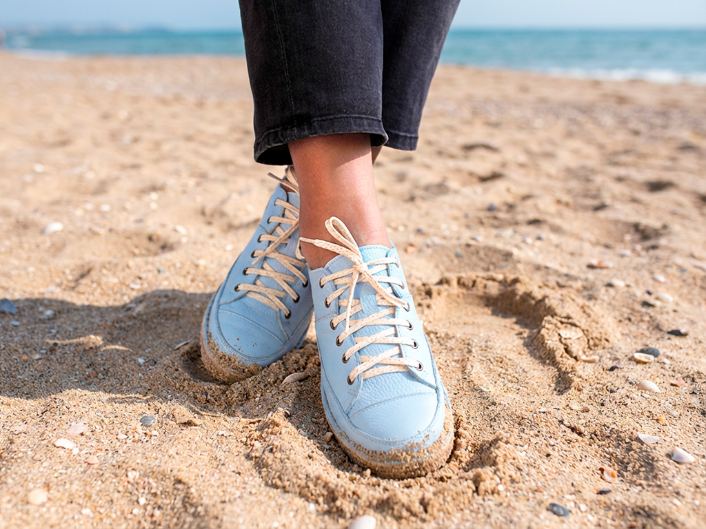 Zapato Kutsu Mujer Celeste Poro