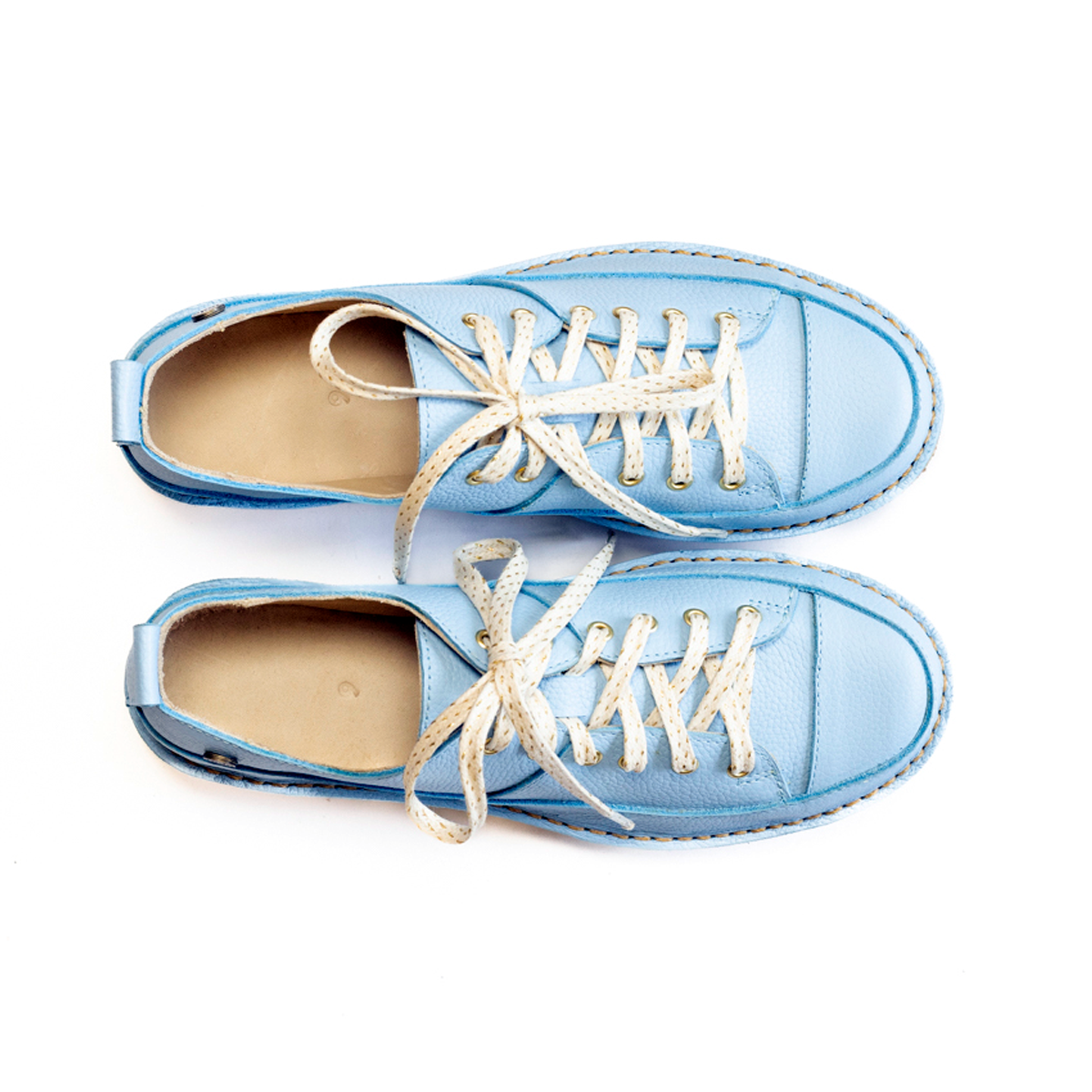 Zapato Kutsu Mujer Celeste Poro