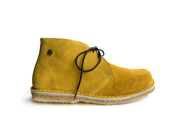 Leñador Mujer Reno Amarillo
