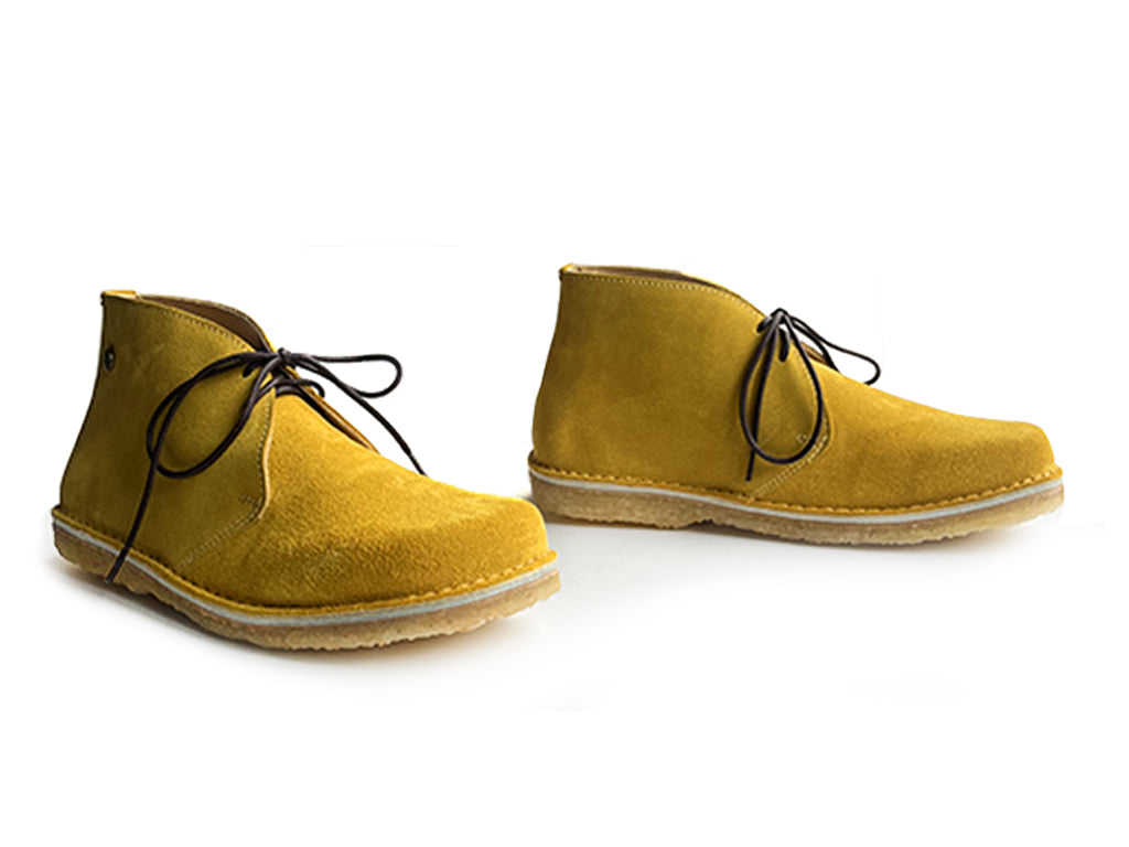 Zapato Leñador Mujer Reno Amarillo