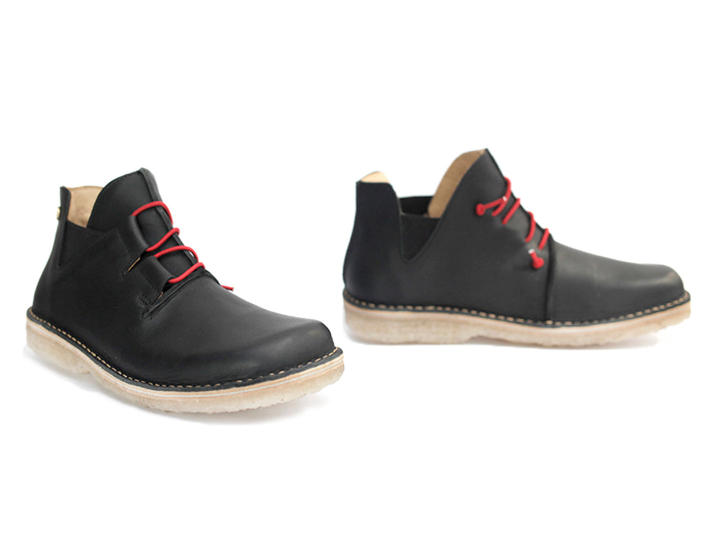 Zapato Magovi Hombre Negro Cera