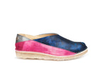 Mitsue Mujer Azul Metal y Fucsia