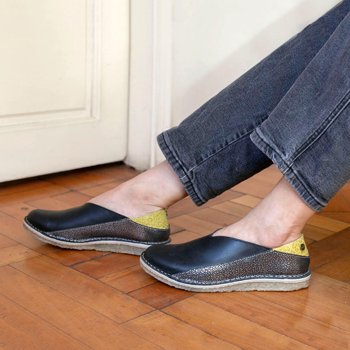 Zapato Mitsue Craque Plata - Piña
