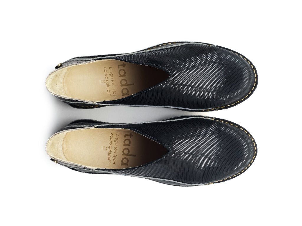 Zapato Mitsue Mujer Negro Brillante