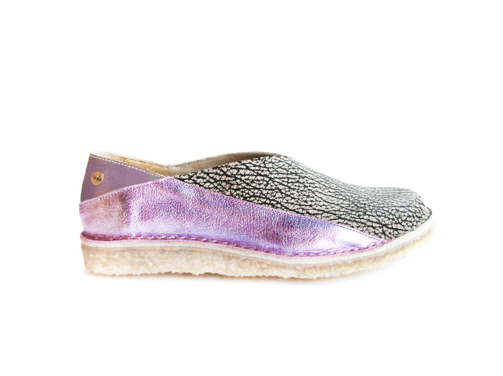 Zapato mujer Mitsue Jaspe y Violeta