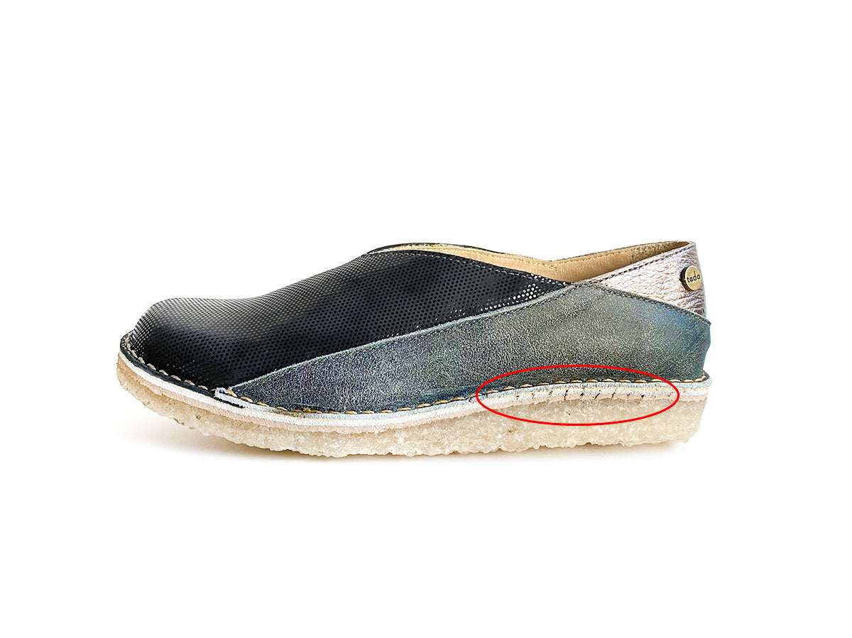 Zapato Mitsue Mujer Negro Brillos 36 - 2da selección