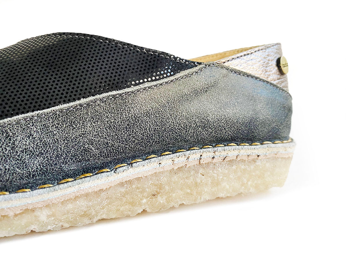 Zapato Mitsue Mujer Negro Brillos 36 - 2da selección