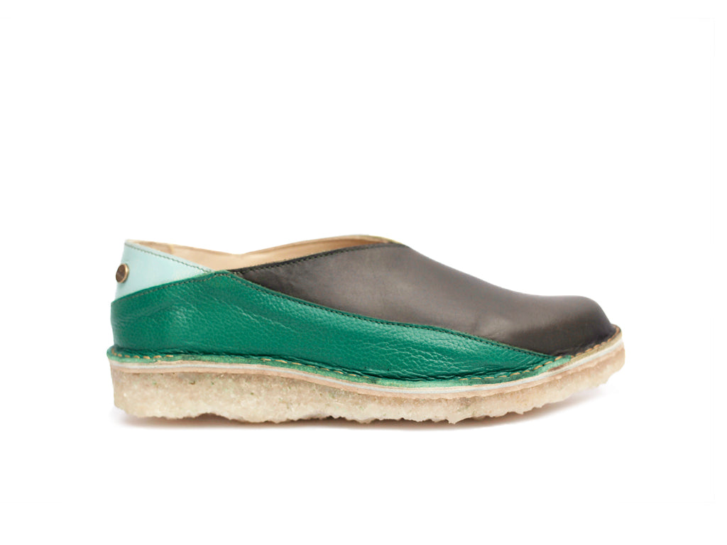 Zapato Mitsue Mujer Olivo y Verde