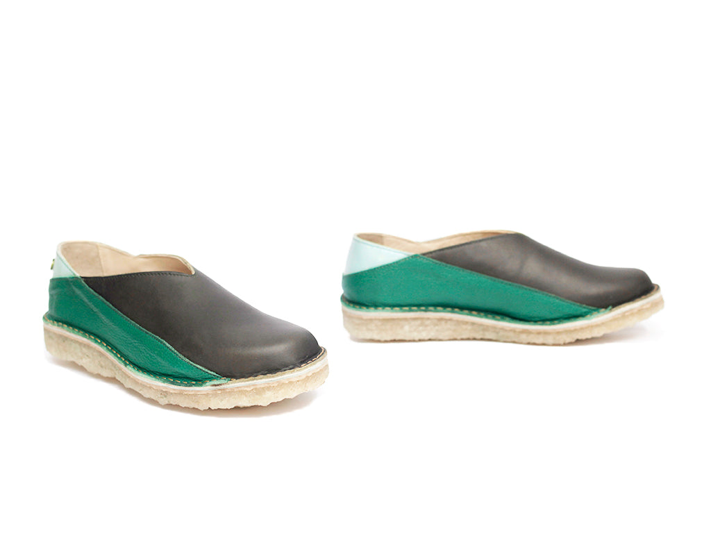 Zapato Mitsue Mujer Olivo y Verde