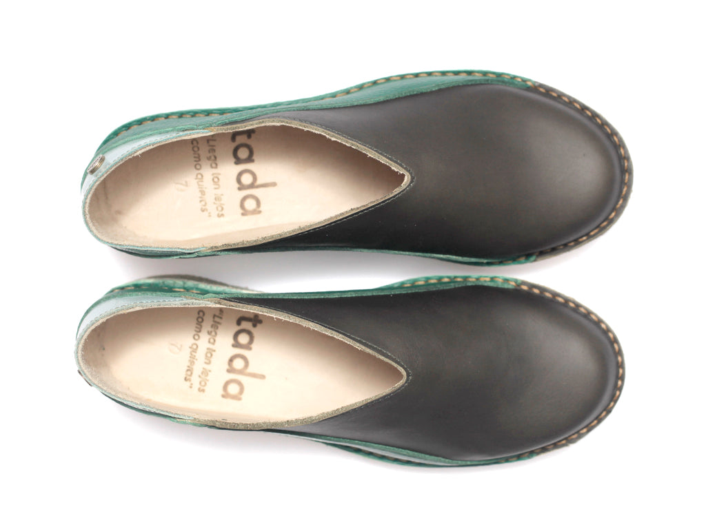 Zapato Mitsue Mujer Olivo y Verde