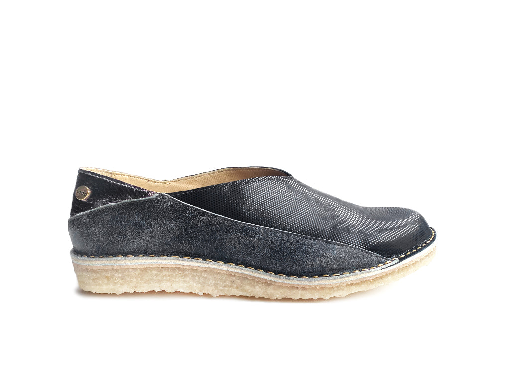Zapato Mitsue Mujer Negro Brillos 36 - 2da selección