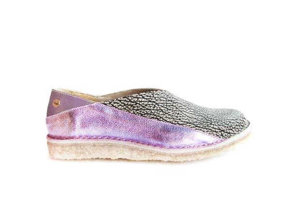 Zapato mujer Mitsue Jaspe y Violeta 38 - 2da selección