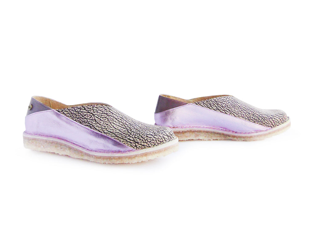 Zapato mujer Mitsue Jaspe y Violeta