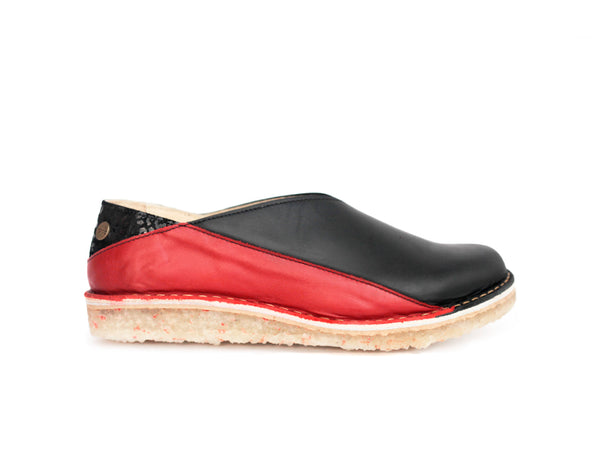 Zapato mujer Mitsue negro y rojo 37 - 2da selección