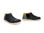 Zapato Nordico Hombre Negro Cera - Amarillo