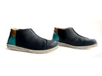 Zapato Nordico Mujer Negro Cera - Turquesa