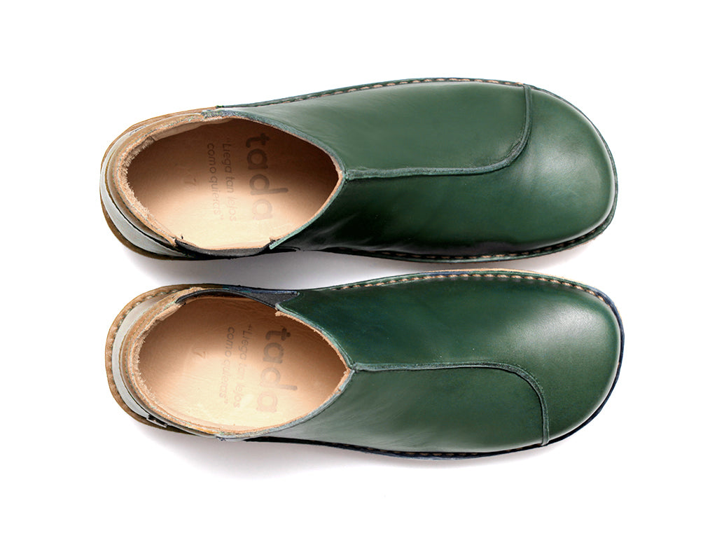 Zapato Nordico mujer Verde ingles