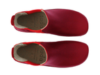 Botín Beat Burdeo Elástico Rojo Mujer