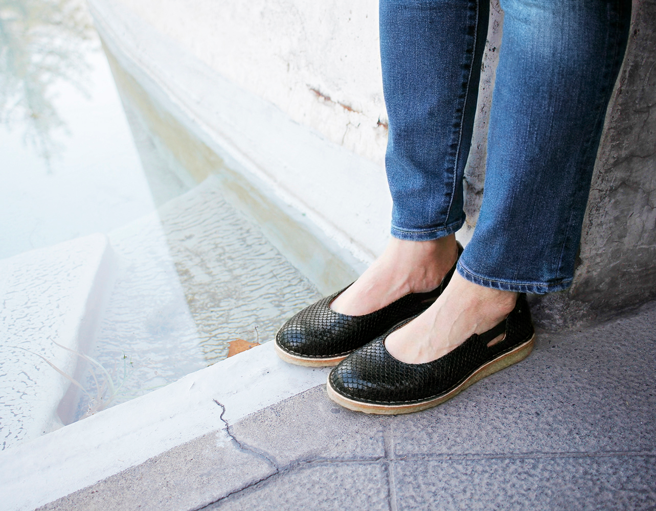 Zapato Reina Mujer Glam Pitón Negro