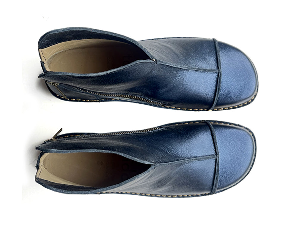 Botin Rhino Mujer Azul Metal