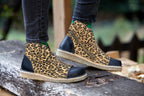Botín Rhino Mujer Negro Leopardo