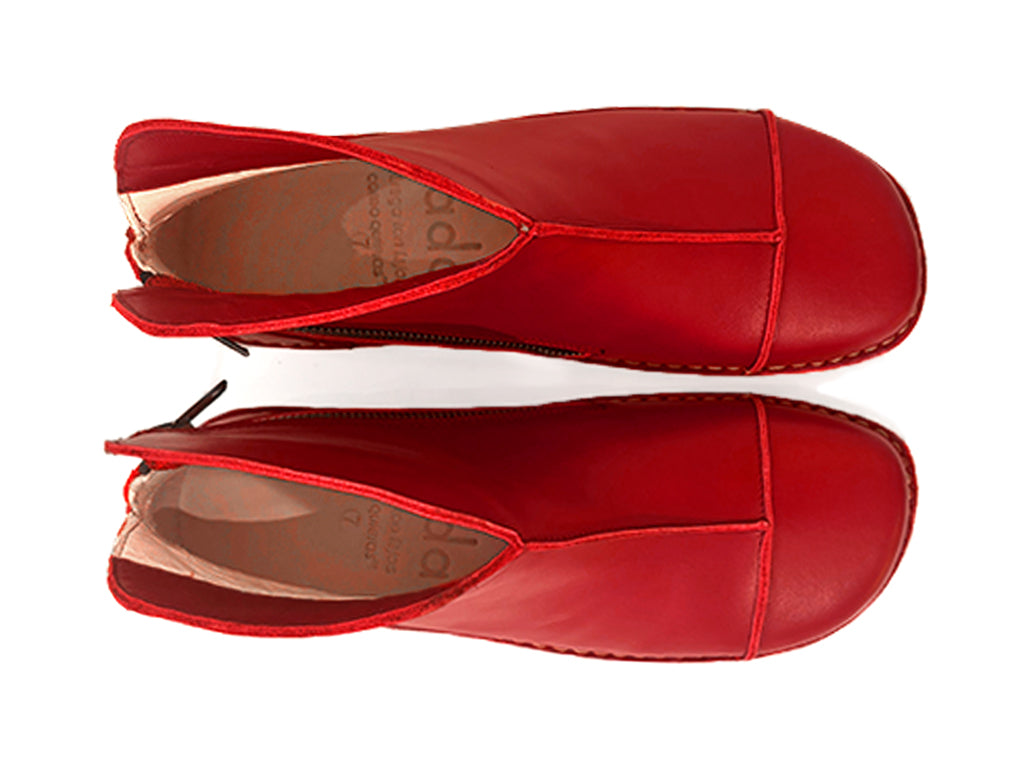 Botín Rhino Mujer Rojo Italiano
