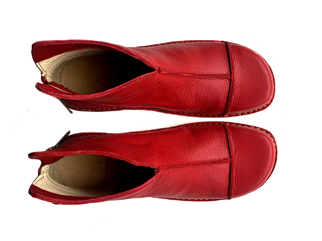 Botin Rhino Mujer Rojo Poro