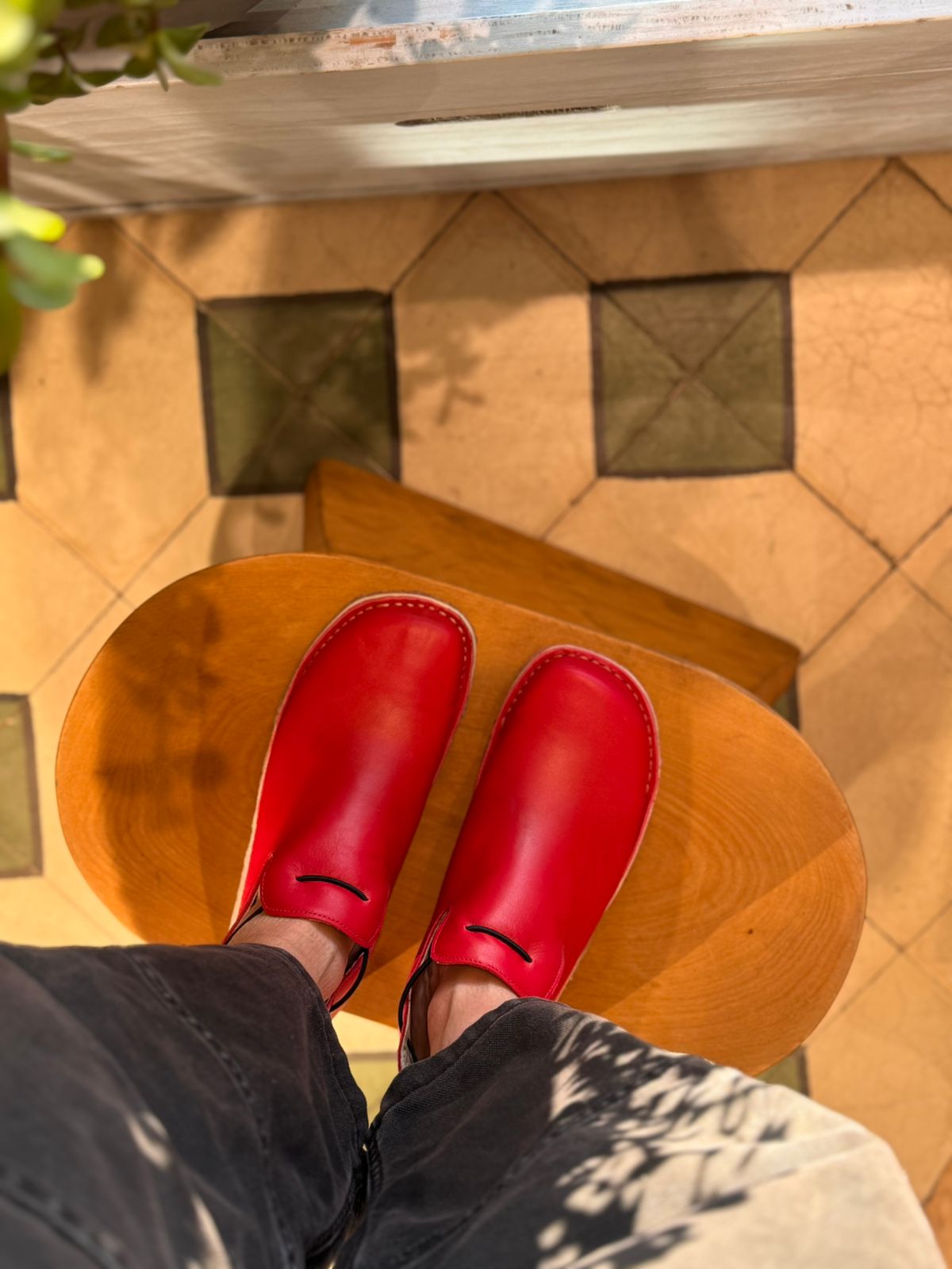 Original Rojo/ Horma 9572 ancha/minimalista de transición Barefoot