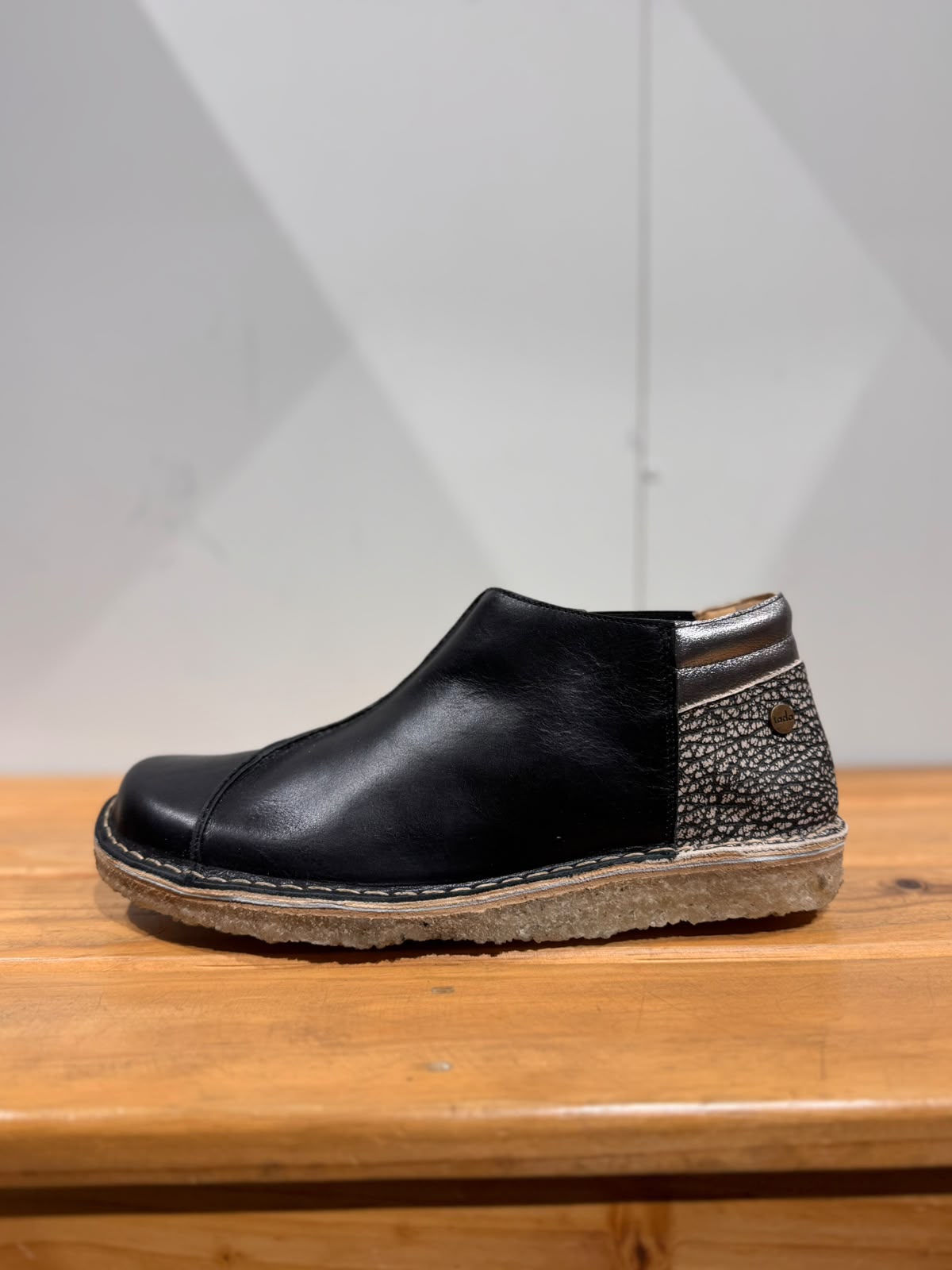 Nordico Negro Jaspe/ Horma ancha 9572, minimalista transición Barefoot
