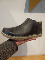 Nordico Negro Cera / Horma ancha 9572, minimalista transición Barefoot