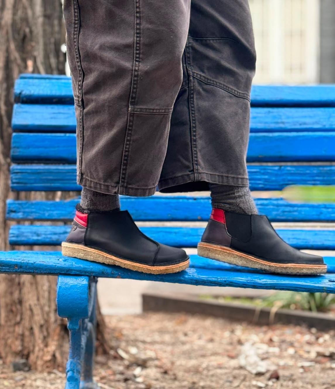 Nordico Negro Cera ,Gris, Rojo / Horma ancha 9572, minimalista transición Barefoot