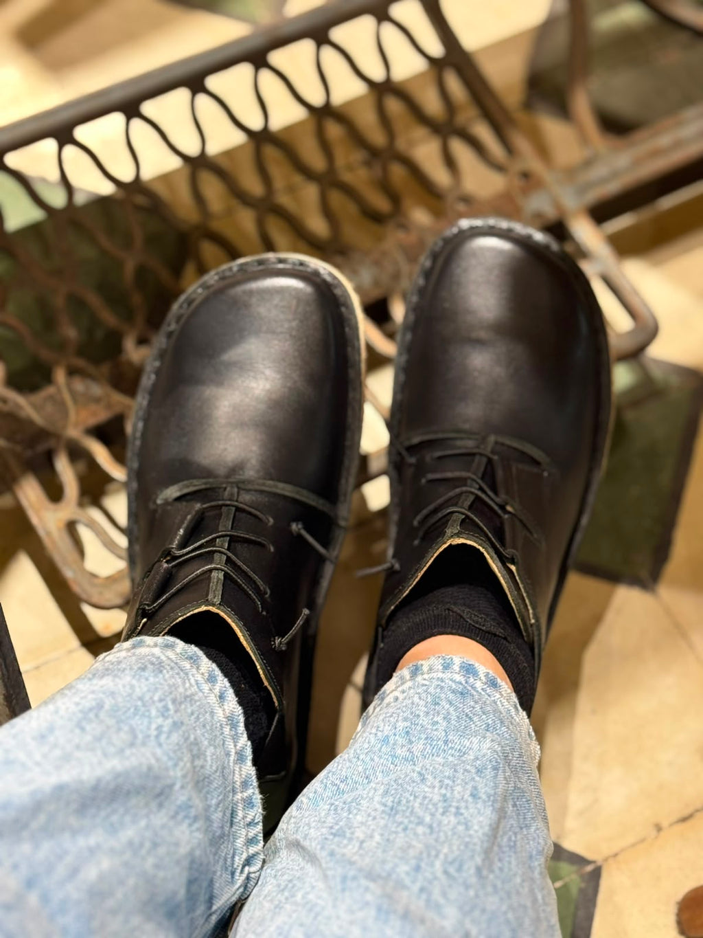 Zapato Magovi  Negro Liso