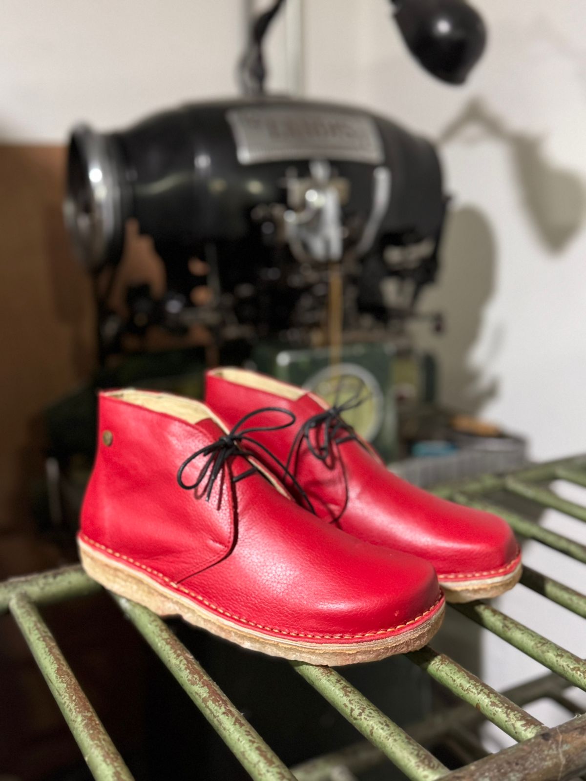 Leñador Rojo Poro  / Horma ancha 9572, minimalista de transición Barefoot