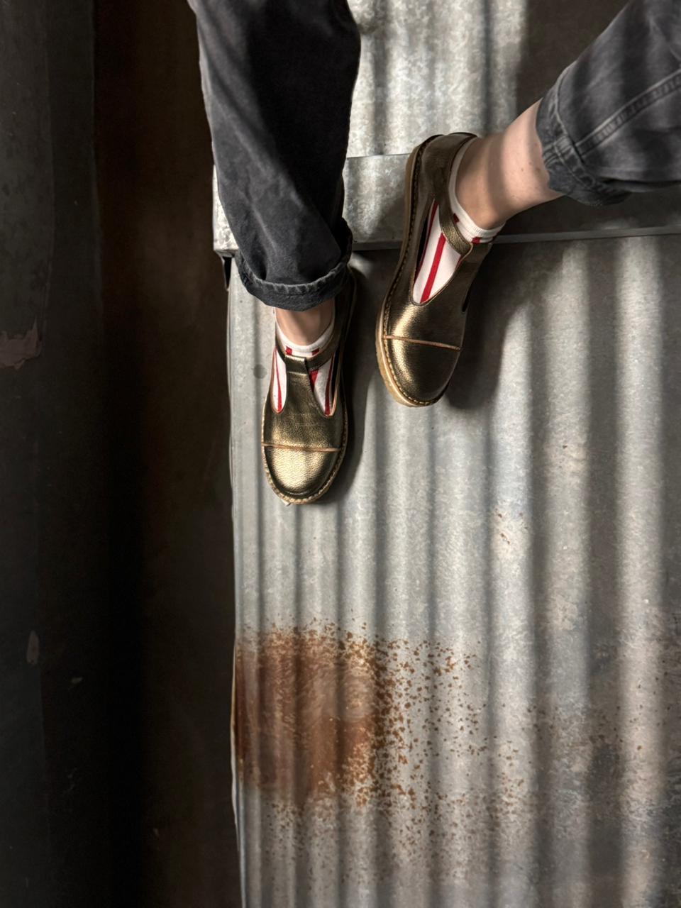 Zapato Gina Mujer Oro Viejo