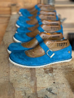 Zapato Flora Azul Rey