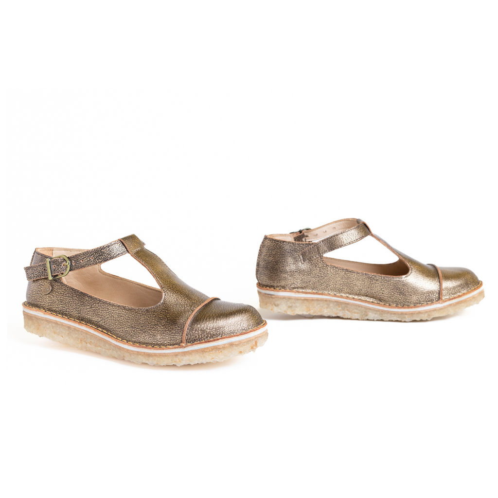 Zapato Gina Mujer Oro Viejo