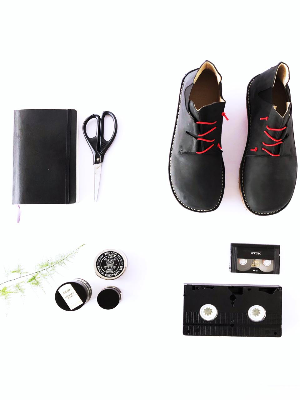 Zapato Magovi Hombre Negro Cera